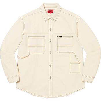 Camisas Supreme Denim Painter Beige | Supreme 240ZG